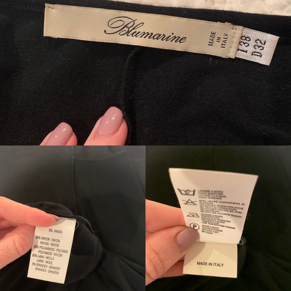 BLUMARINE EMBELLISHED RHINESTONE WRAP DRESS - Picture 3 of 6